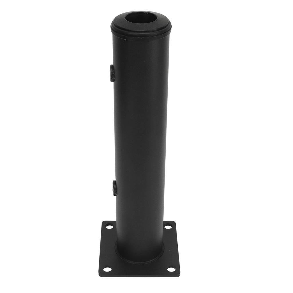 Deck Umbrella Mount Flag Pole Holder Base Bracket Adjustable Table Umbrella Stand for Garden Backyard Balcony