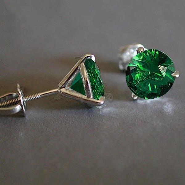 Fashion Colorful Zircon Earring Wedding Party Engagement for Women Jewelry Gift Push-back Geometric Earring  NEW