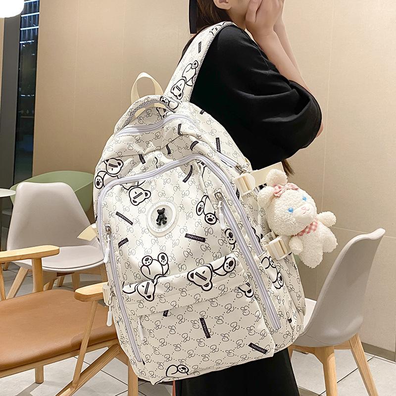 Elementary School Girls Junior High School Students High School Students College Boys Backpack Printed Backpack