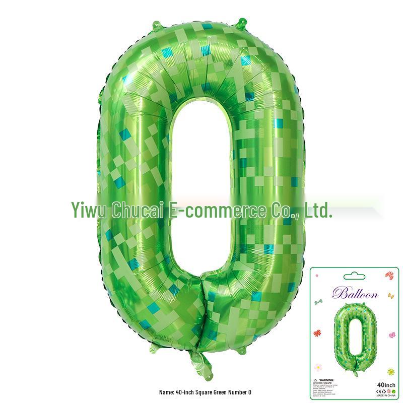 Décoration Bandeau Rayé à Carreaux Vache Dégradé 40" - Grand Chiffre pour Scène de Fête d'Anniversaire de Bébé