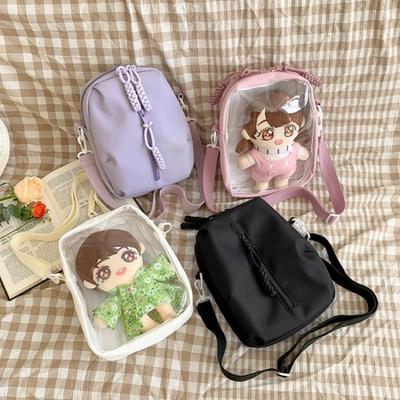 Japanese Kawaii Itabag For 20cm Doll Transparent Bags Cute Crossbody Bags For School Girls Shoulder Bag Purses and Handbags JK