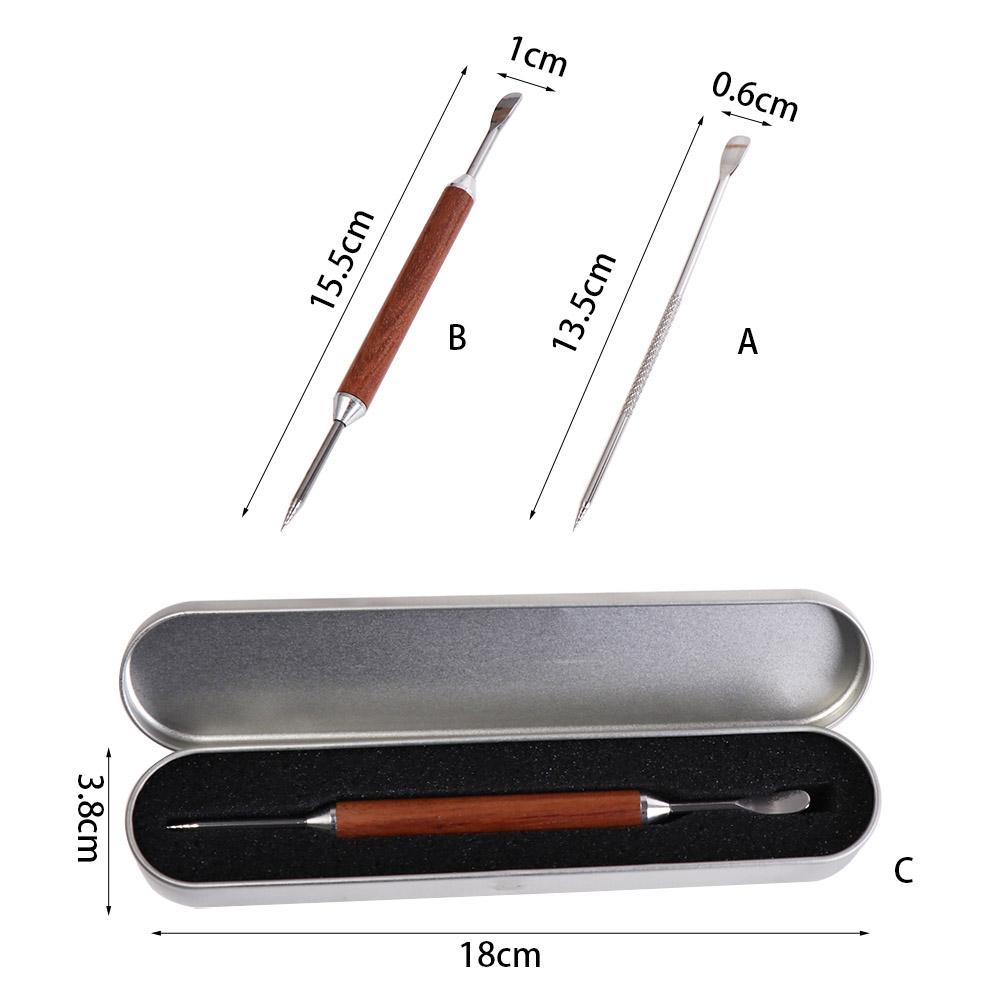 With Box Coffee Art Needles Stainless Steel Espresso Accessory Coffee Latte Art Pen  Cafe