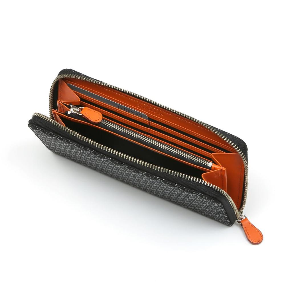 Indenya Inden HISOCA Hisoka Traditional Craft Koshu Inden Deerskin Lacquer Original Brand Bundle Black Lacquer [Indenya] Ground-Black Cloisonné