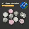10Pcs 360°Rotation Mini Rotating Bearings Smooth Spin 3 Size Ball Bearing Accessories High Precision Jewelry Making