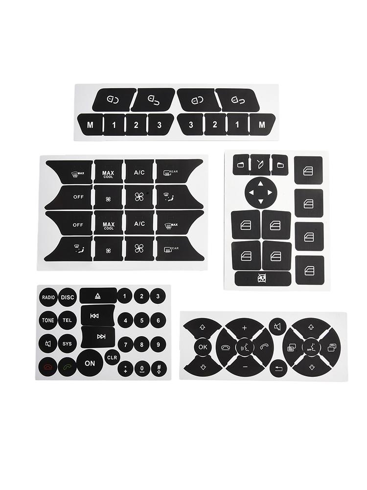 

Vinyl Button Repair Stickers for Mercedes For Benz C E SLK Class Vehicles