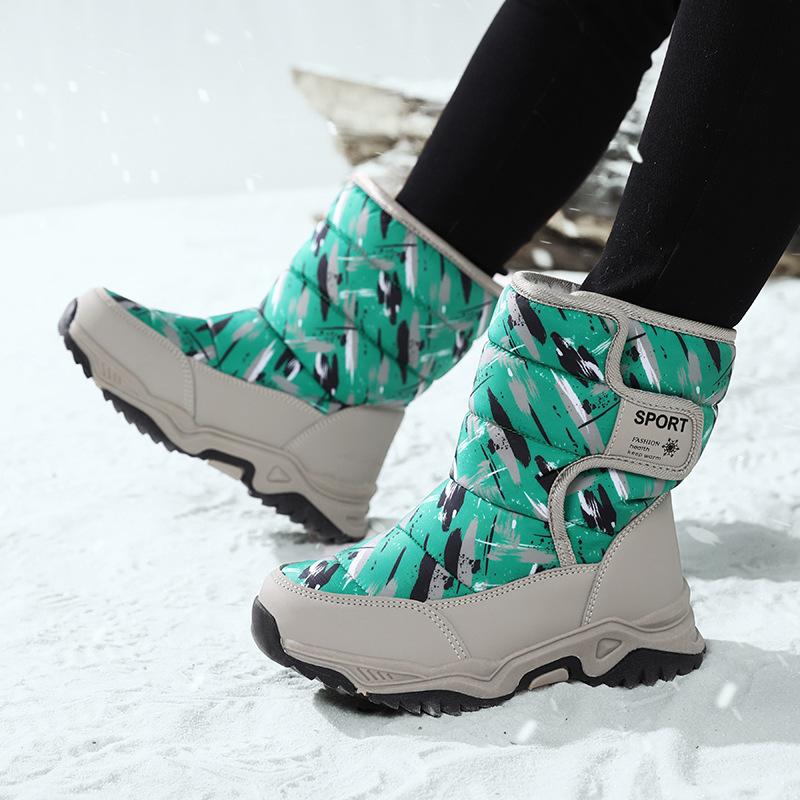 Children's Snow Boots - Boys' Fleece-encased Warm Short Boots, Casual Shoes, Sports Shoes