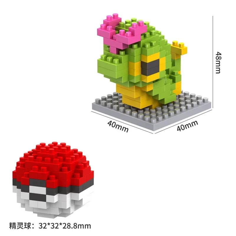 Pokemon Small Blocks Nanoblock Charizard Kyogre Groudon Rayquaza Model Education Graphics Toys for Kids Birthday Gift Toys