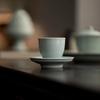 40ml Yaozhou Kiln Teacup Japanese Tea Bowl Tea Cup Set Tea-tasting Fragrance Cup Jianzhan Master Cups Teaware Collection Saucer