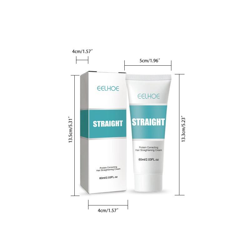 Protein Correction Hair Straightening Cream | Smooth Frizzy Hair Repair Damaged Hair | No Heat Straightening Treatment Cream