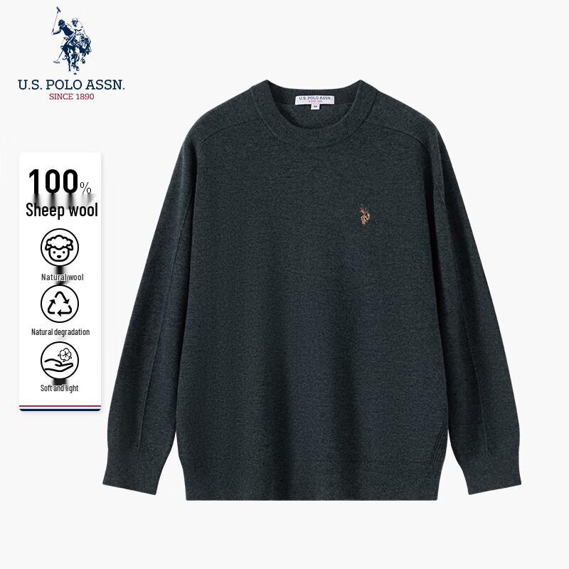 U.S. POLO ASSN. Men's Business Casual Wool Pullover Sweater