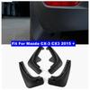 Car Front / Rear Mudguards Mud Flap Flaps Splash Guards Fender Protective Exterior Protection Kit For Mazda CX-3 CX3 2015 -