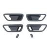 Carbon Fiber Inner Door Handle Bowl Cover Trim For Ford Bronco Sport 2024 2025