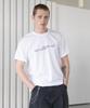 Dekkoloso Cool Cotton Lettering Logo Short Sleeve T-Shirt [White]