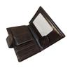 Men Faux Leather Wallet RFID Blocking Bi-fold Short Wallet Minimalist Slim Vintage Front Pocket Anti-Theft Credit Card Holder