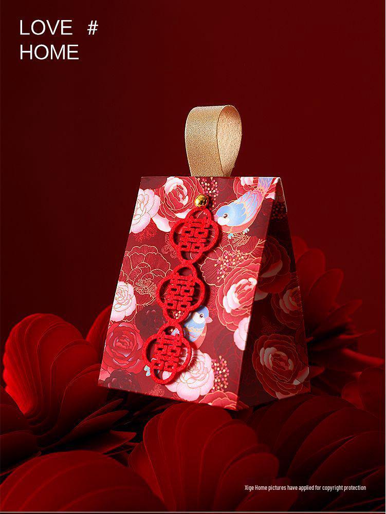 2025 Elegant Wedding Favor Candy Boxes: High-End Handheld Gift Bags