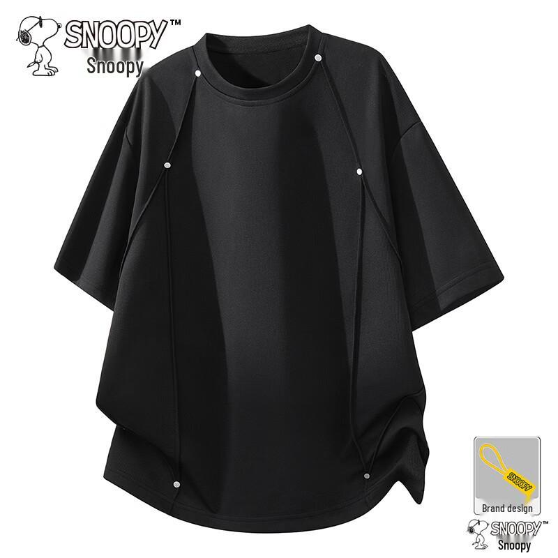 Snoopy Men s Lightweight Casual Short Sleeve T-Shirt 4XL