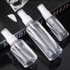 30/50/100ml White Empty Plastic Nasal Spray Bottles Pump Sprayer Mist Nose Spray Refillable Bottling Packaging Travel Accessory