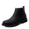 FashionMens Boots Chelsea Fashion Shoes Fashion Business Casual Cowboy Botas Antiskid Travel Minimalist Shoes for Men Sapato Masculino