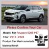 Car Mesh Sunshade For Peugeot 5008 P87 MK2 2017~2024 Magnetic Window Visor Sunscreen Privacy Curtain Auto Shading Accessories