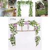 Exquisite 2x Artificial Wisteria Flower Vine Ideal For Elegant Indoor And Outdoor Decoration