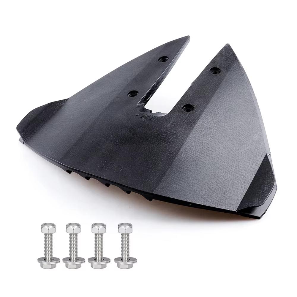 Marine Hydrofoil Stabilizer Outboard Boat ABS Plastic Steering Boat Control For Outboards Stern Drives 30HP-300HP Engine Black