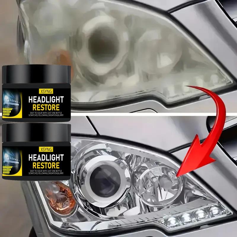 Automotive Headlight Repair Agent-removes Yellowing,oxidation,and Haze-lens Polishing and Grinding Materials-effectively Improves Headlight Brightness