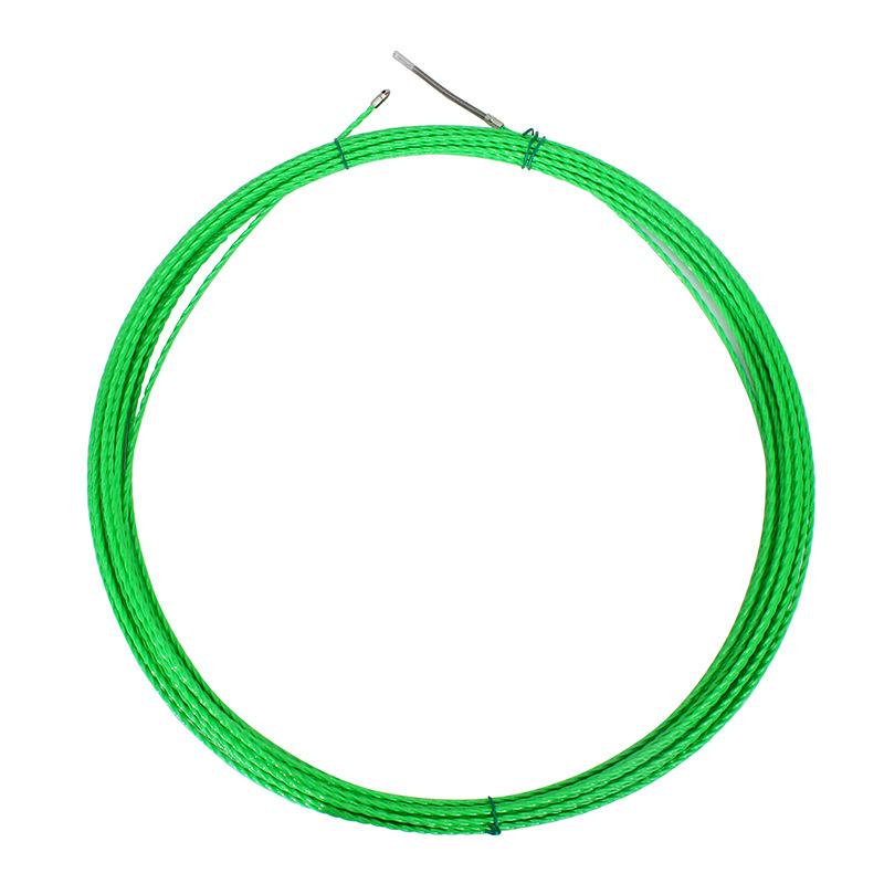 

4.2mm Cable Push Puller Fiberglass Duct Rodder Fish Tape Electrical Wall Wire Cable Guide Device Aid Tool 5/10/15/20/25/30M 5M зелений