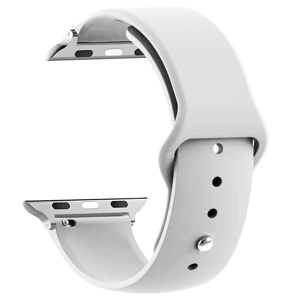 Banda din silicon pentru curea Apple Watch 44mm 45mm 40mm 41mm 42-38mm 45mm bratara sport iwatch seria 8 7 6 5 4 3 SE 9 Ultra 2 49mm
