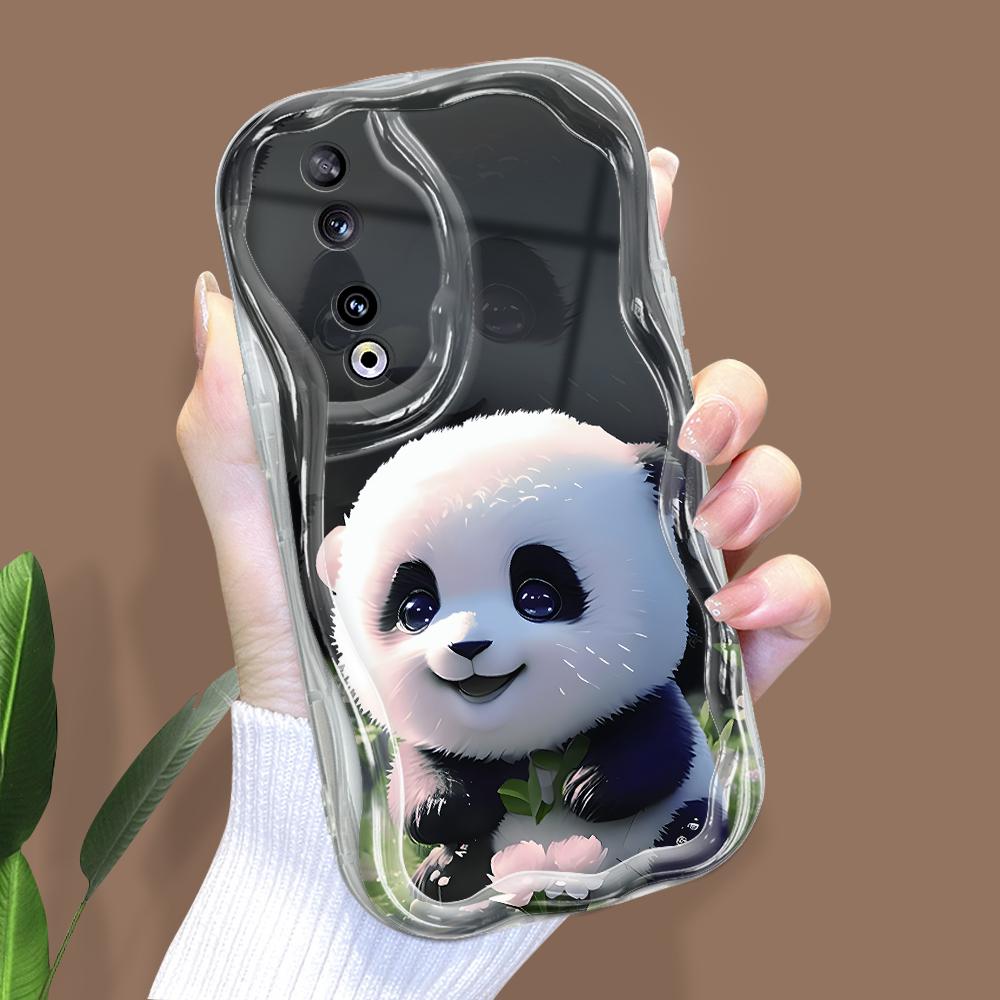 

Милый мультяшный узор, кремовая текстура, мягкий силиконовый чехол с волнистыми краями, чехол для телефона для Huawei Honor Infinix Tecno iPhone Infinix Hot 12 Play NFC прозрачный