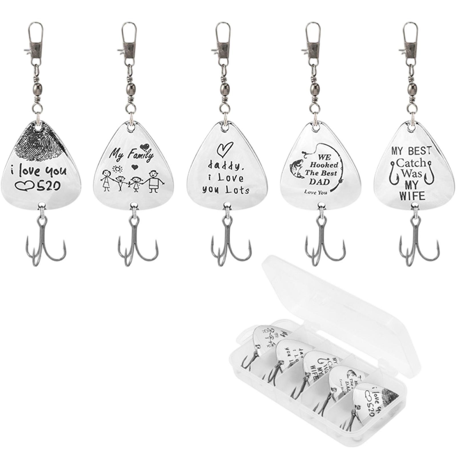 

Luya 5PCS Sequined Metal Fishing Set Triangular Large Anchor Hook Gift One Size