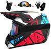 Full Face Off-Road Helmet ATV Dirt Bike Go Kart Mountain Adult Unisex ABS Safety With Multiple Color Options