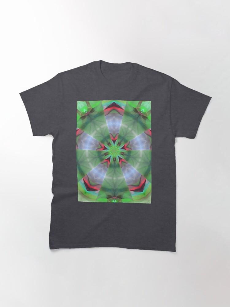 Pentangle Pastel Shades Multicolored Kaleidoscope Pentangle Pattern 5 Classic T-Shirt