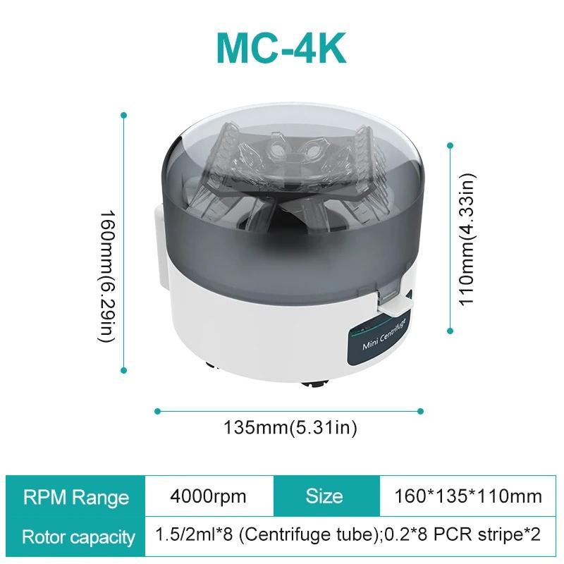 4000rpm 7000rpm For 0.2/1.5/2ml