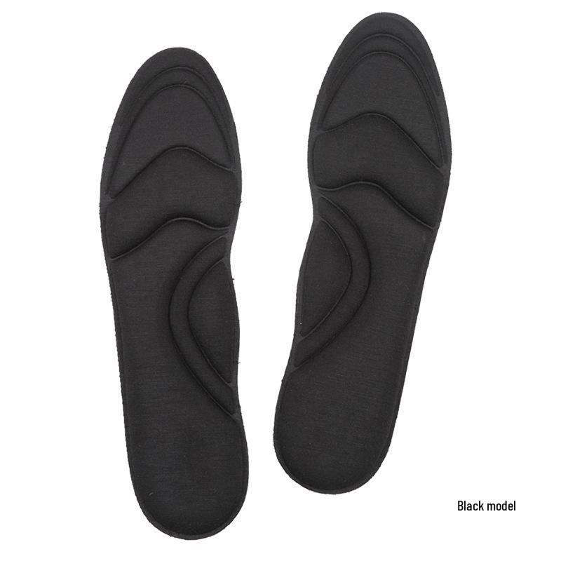 4D Breathable High Heel Insole: Women's Sweat-Absorbing, Soft Massage Arch Pads for Summer Flats