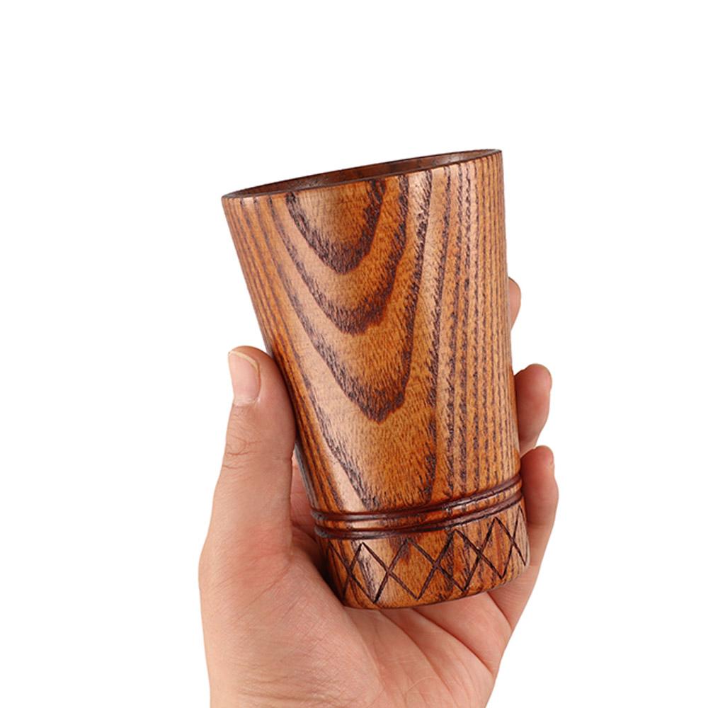 Anti Fall Tea Cups Handmade Coffee Cups Water Cup Japanese Style Wooden Mugs  Milk