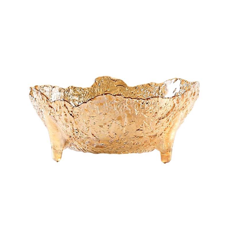 Flavinmci European Style Glass Fruit Salad Bowl