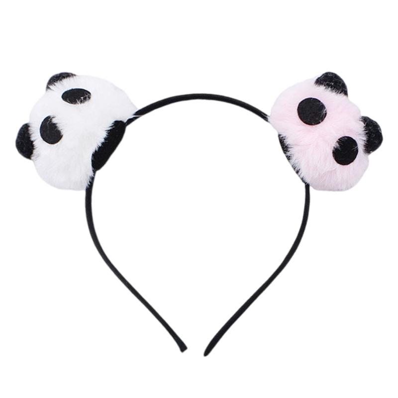Stylish Panda Headpiece Proms Birthday Hairbands Fun Headwear Halloween Charm Adorkable Hair Headwear