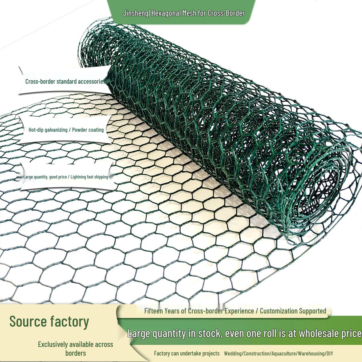 

Floral Hexagonal Anti-Rat Lightweight Chicken Coop Mesh Net Black Zip Ties x50
