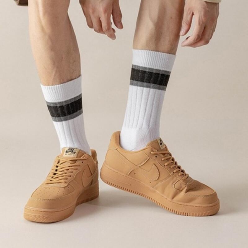 Winter Men s Thick Knitted Socks Khaki