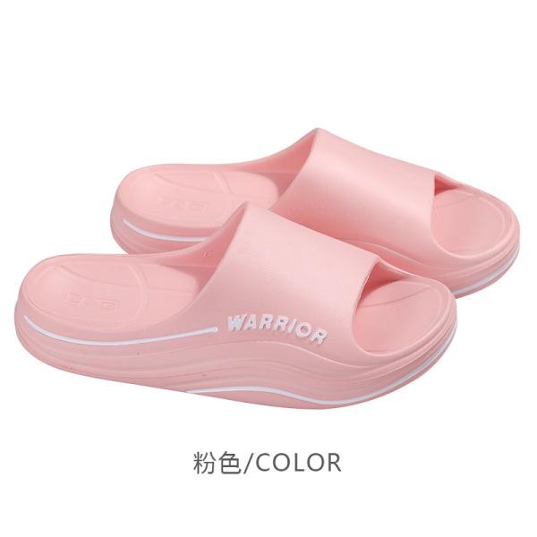 

Huili trend fashion slippers men s summer simple and versatile breathable one-word drag casual non-slip wear-resistant comfortable sandals 40/41 рожевий