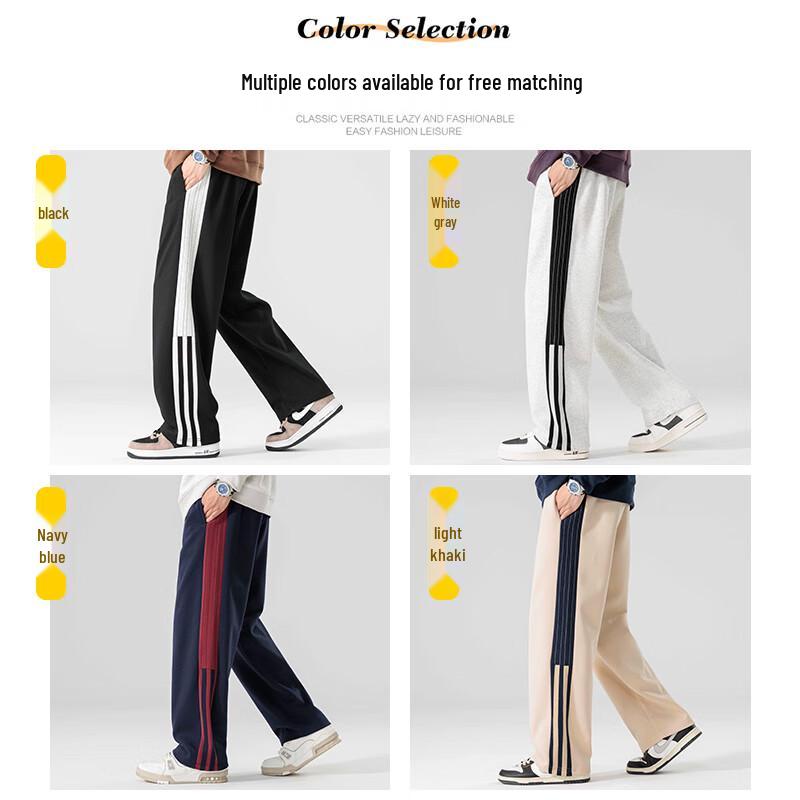 Jeanswest Men's Casual Straight-Leg Pants