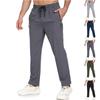 Men's -Color Quick-Dry Pants Outdoor Casual Straight-Leg Loose-Fit Fitness Hiking Camping Pants