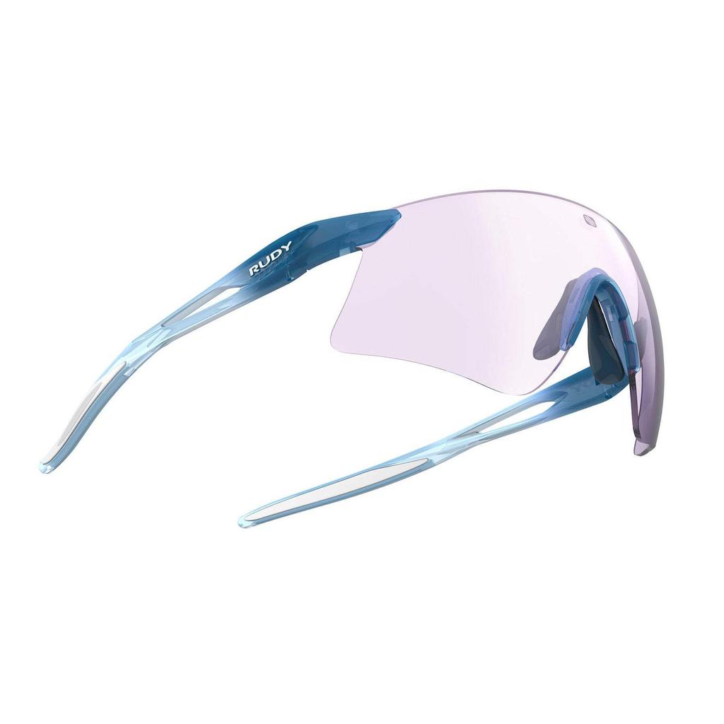 Sunglasses Astral Sphere White Gloss Frame Impact X2 Photochromic Laser Purple Lens Lens 143mm [RUDYPROJECT] / SP977569-0000 width