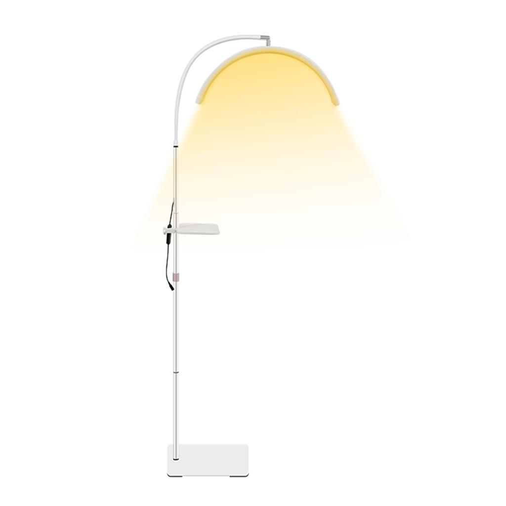 U Shape Half Moon Light 36W Beauty Lamp for Eyelash Extensions Nails Floor Standing with Tray