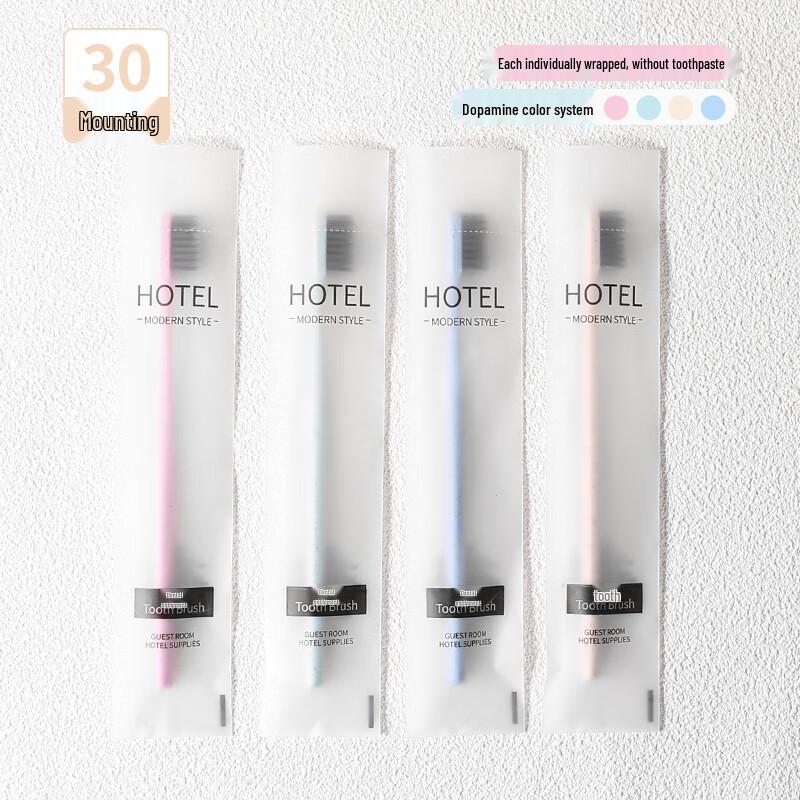 Hotel & Travel Disposable Toothbrushes (30-Pack)