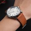 Vintage Brown Top-Grain Leather Watch Strap 20mm 22mm Handmade Stitching Cowhide Watch Band Men Women Pin Buckle Soft Wristband