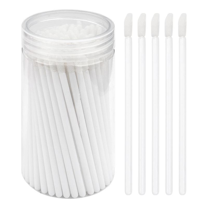 

Portable Lipstick & Lip Gloss Brush - 100 Disposable Brushes per Bottle