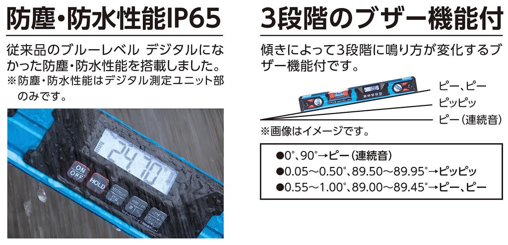 Shinwa Sokutei Blue Level Pro2 Dustproof and 75314 450mm, Waterproof,