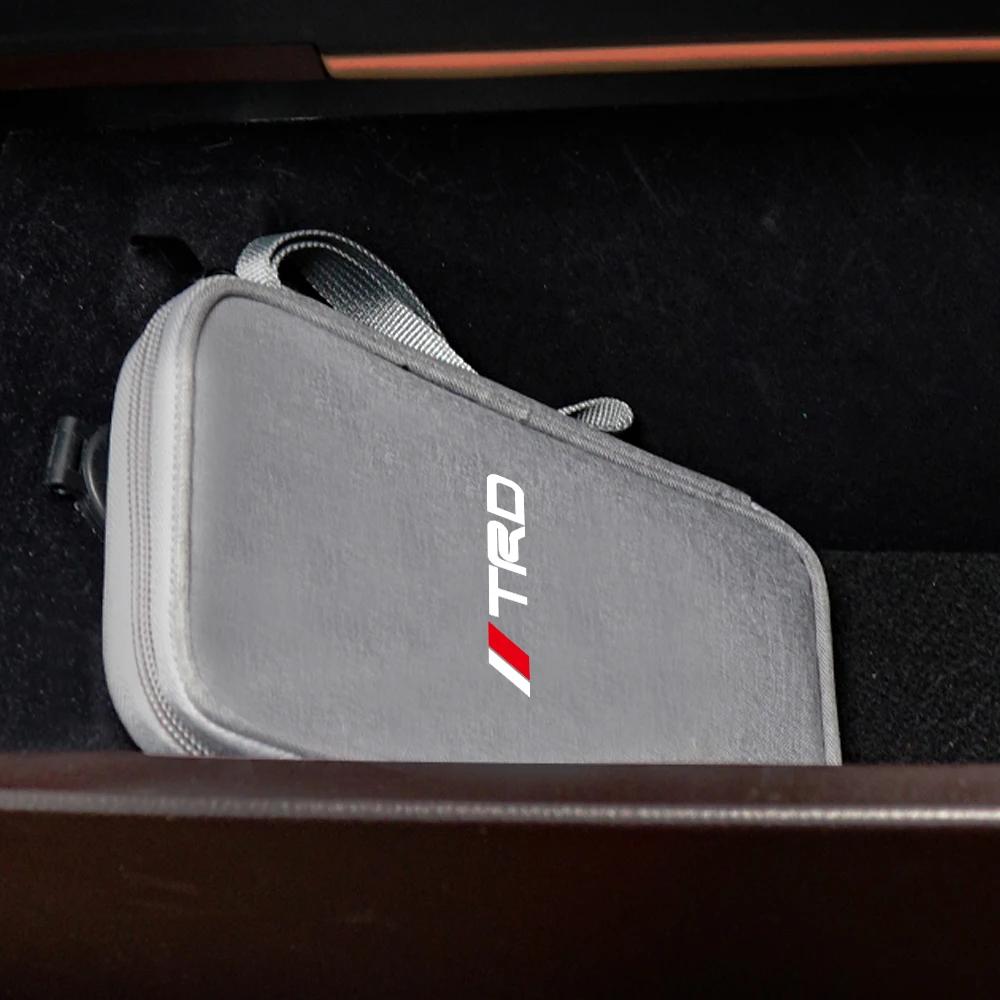 Auto Schlüssel Handy Datenleitung Aufbewahrungstasche Multifunktion Auto Styling für Toyota Corolla Camry RAV4 Yaris C-HR Avensis Auris Hilux TRD