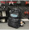 Zaino in Nylon con Lettere per Adolescenti con Design e Stile Casual